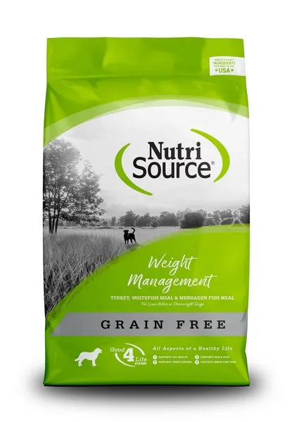 30 Lb Nutrisource Grain Free Weight Management Dog Food - Treat
